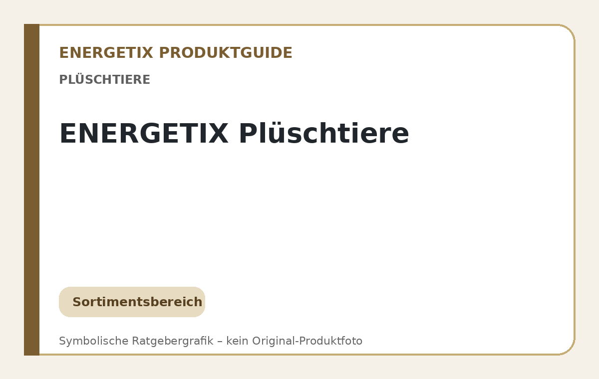 ENERGETIX Plüschtiere – symbolische Ratgebergrafik