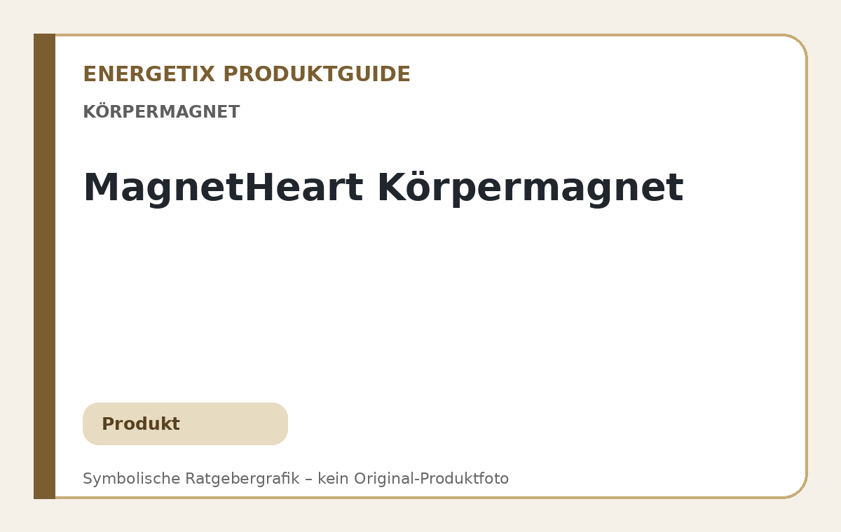 MagnetHeart Körpermagnet – symbolische Ratgebergrafik