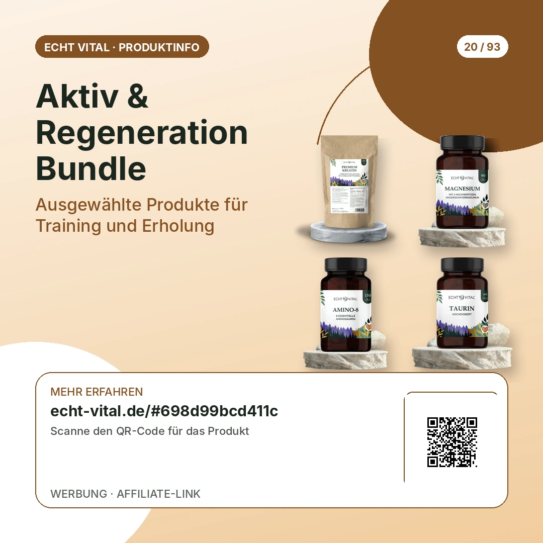 Aktiv & Regeneration Bundle als Bundle mit QR-Code zur Produktseite