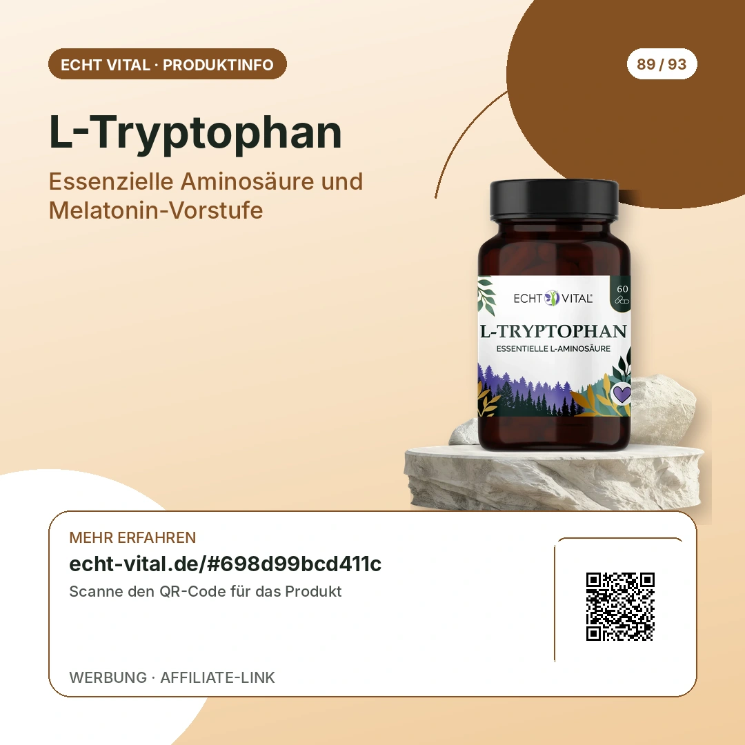 L-Tryptophan Sicherheitshinweise und QR-Code zum Anbieter