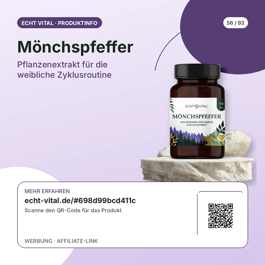 Mönchspfeffer Sicherheitshinweise und QR-Code zum Anbieter